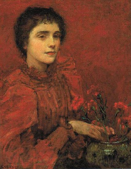 Charles W. Bartlett Study in Red